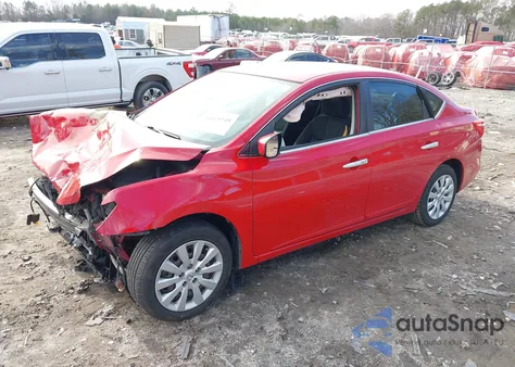 2016 Nissan Sentra Sv из США, поврежденный, VIN 3N1AB7AP9GL678474